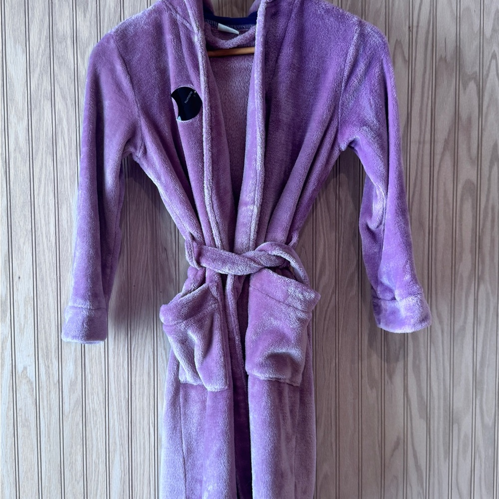 L.L. Bean Purple Plush Pajama Robe